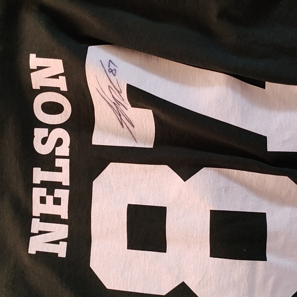 Nelson's Landing tshirt Jordy Nelson's autograph